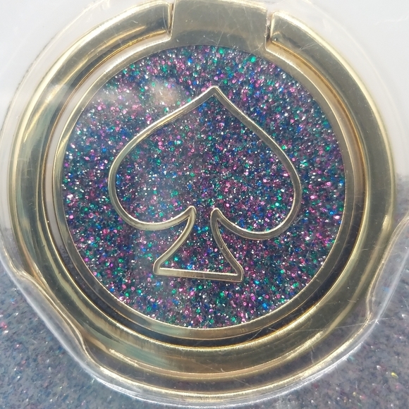 Kate Spade Hardshell Case + Ring iPhone® X and XS - Scallop Black Multi/Clear - Picture 10 of 12